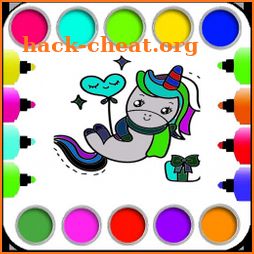 Unicorn Horse Coloring Books Free icon