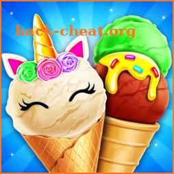 Unicorn Ice Cream Cone Maker: Frozen Dessert Game icon