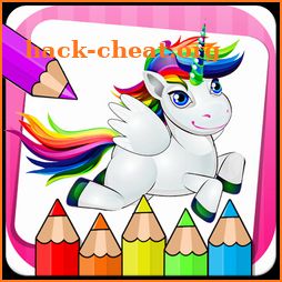 Unicorn Little Pony Coloring Book icon