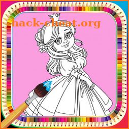Unicorn Princess Coloring Book Games: Kids Games icon