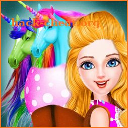 Unicorn Princess Surprise Egg Salon icon