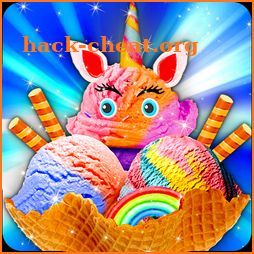 Unicorn Rainbow Ice Cream Maker:Carnival Fair Food icon