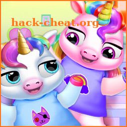 Unicorn Twin Baby Care icon