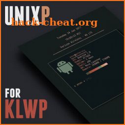 UnixP for KLWP icon