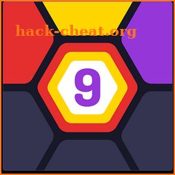 UP 9 - Hexa Puzzle! Merge Numbers to get 9 icon
