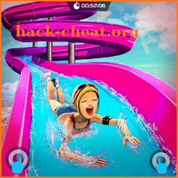 Uphill Water Slide Racing Adventure icon