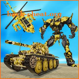 US Army Helicopter Robot Transformation War icon