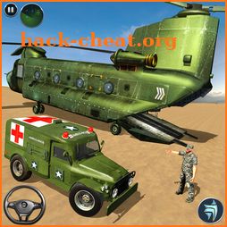 US Army Transporter Rescue Ambulance Driving Games icon