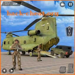US Army Vehicle Transporter 3D icon