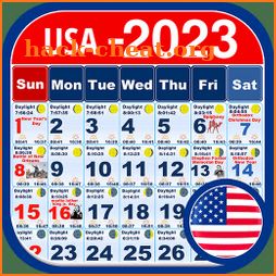 US Calendar 2023 icon