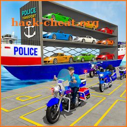 US Police Bike Transport Game icon