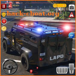 US Police Car Driving Games icon