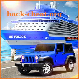 US Police Car Transport Cruise Ship Simulator 2018 icon