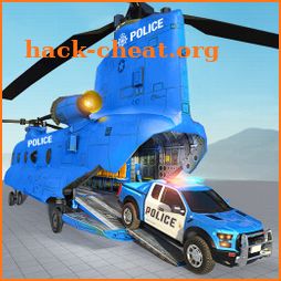 US Police Car Transport: Transporter Truck Games icon