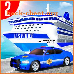 Us Police Car Transporter Truck Driving Simulator icon