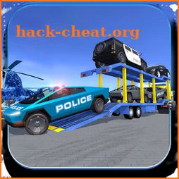 US Police Cyber Truck Car Transporter: Cruise Ship icon