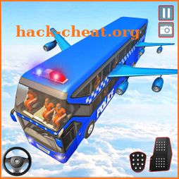 US Police Flying Prison Bus Criminal Transport icon