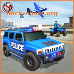 US Police Hummer Car Quad Bike Transport icon
