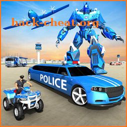 US Police Limousine Car Robot Quad Bike Transport icon