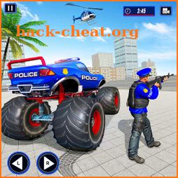 Us Police Monster Truck Cop Duty City War Games icon
