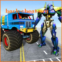 US Police Monster Truck Transform Robot War Games icon