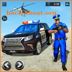 US Police Prado Cop Duty City War:Police Car Games icon
