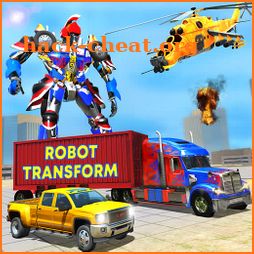 US Police Robot Real Truck Transformation icon