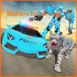 US Police Robot War: Multi Transform Tiger Robot icon
