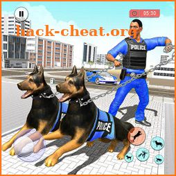 US Police Security Dog Crime Chase: Police 3D Dog icon
