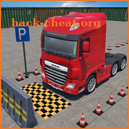 US truck driver game icon