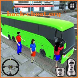 Usa Bus Simulator 2021 Coach Bus Driving Car Games icon