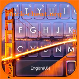 Usa Golden Gate Bridge Keyboard Theme icon