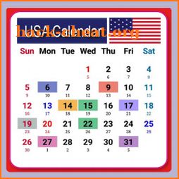 USA Holidays Calendar icon