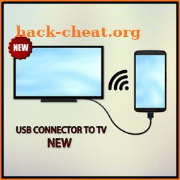 usb connector to tv new icon