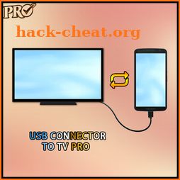 Usb connector to tv pro icon