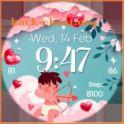 Valentine Cupid - Watch Face icon