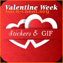 Valentine Day GIF : Valentine Week Stickers Pack icon