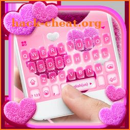 Valentine Plush Heart Keyboard Theme icon