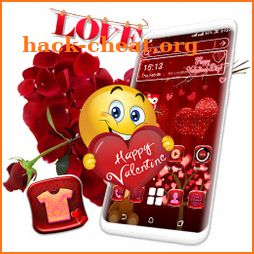 Valentine Red Launcher Theme icon
