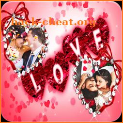Valentines Day Dual Photo Frame icon