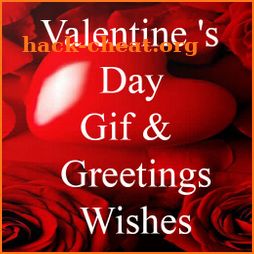 Valentine's Day Gif & Greetings Wishes icon