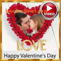 Valentine's day video maker icon