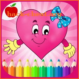 Valentines Game Coloring Book icon