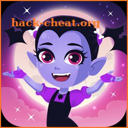 Vampire girl adventure race icon