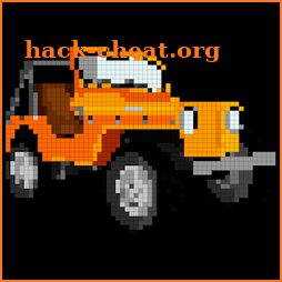Vehicle Color by Number-Pixel Art,Sandbox Coloring icon