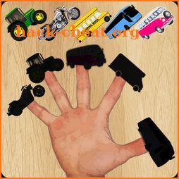 Vehicles Finger Family Puzzle Game icon