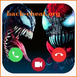 Venom Horror fake call video and Chat icon