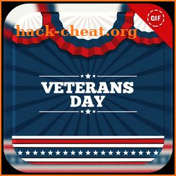 Veterans Day Gif icon