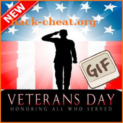 Veterans Day GIF Images and New Messages List icon