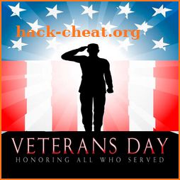 Veterans Day Greetings Messages and Stickers icon